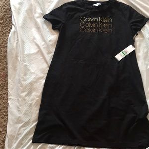 Calvin Klein Black dress new with tags